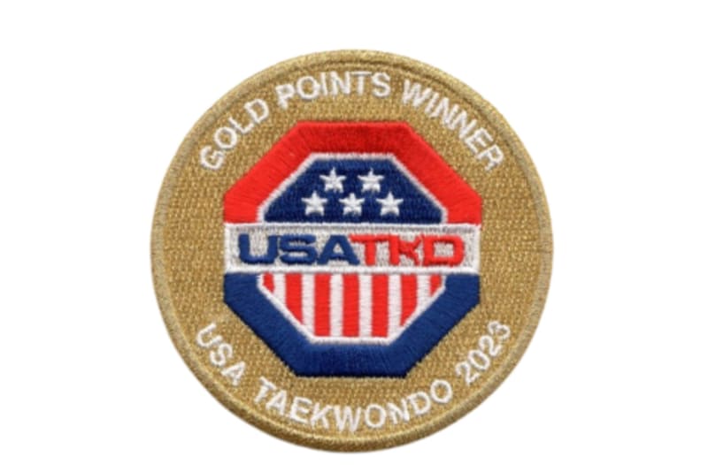 USA Taekwondo 2023 USATKD SPARRING RANKING Dragon Points Patch